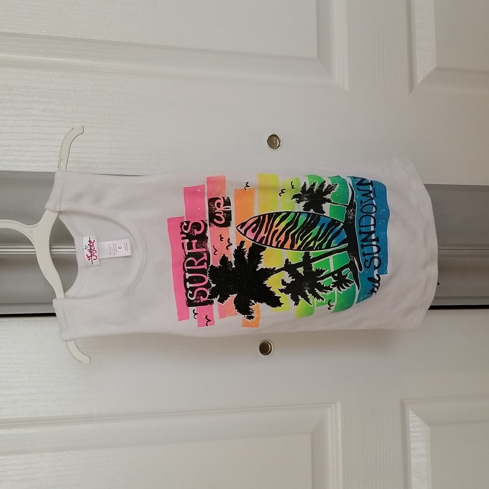 Justice Girls Size 6 Tank Top
